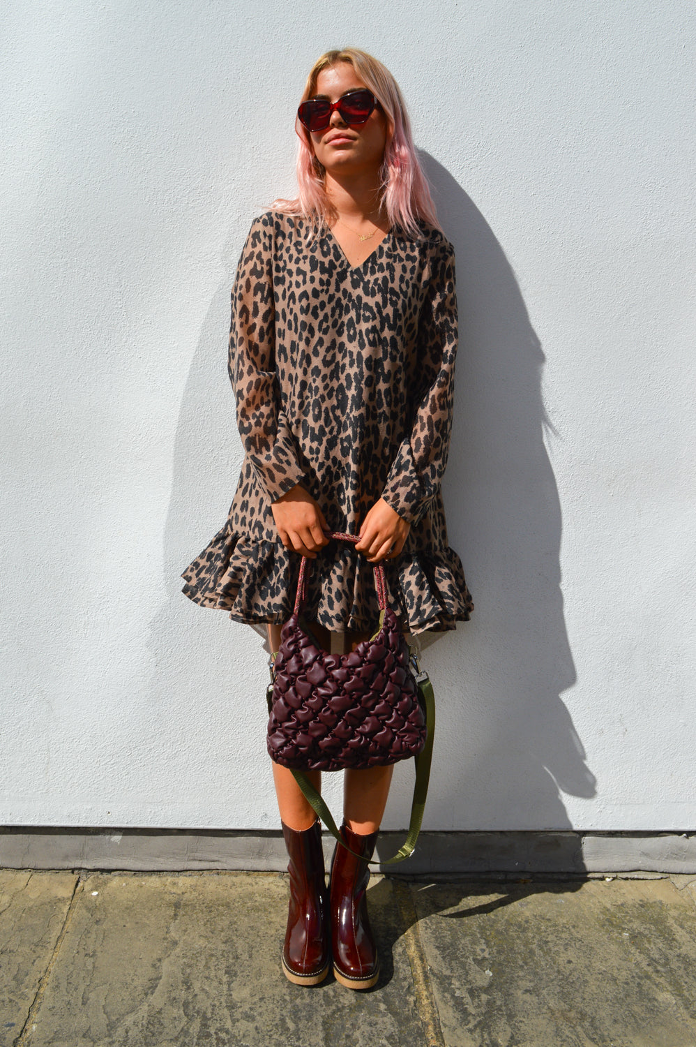 Baum Und Pferdgarten Agnel Leopard Print Dress - The Mercantile London