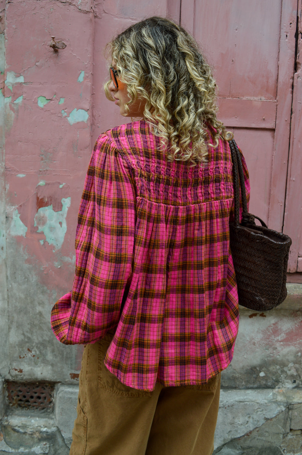 Louise Misha Jally Pink Alp Blouse - The Mercantile London