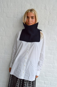 Basic Apparel Vilde White Loose Shirt - The Mercantile London