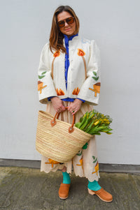 Stella Nova Elements Patchwork Cream Jacket - The Mercantile London