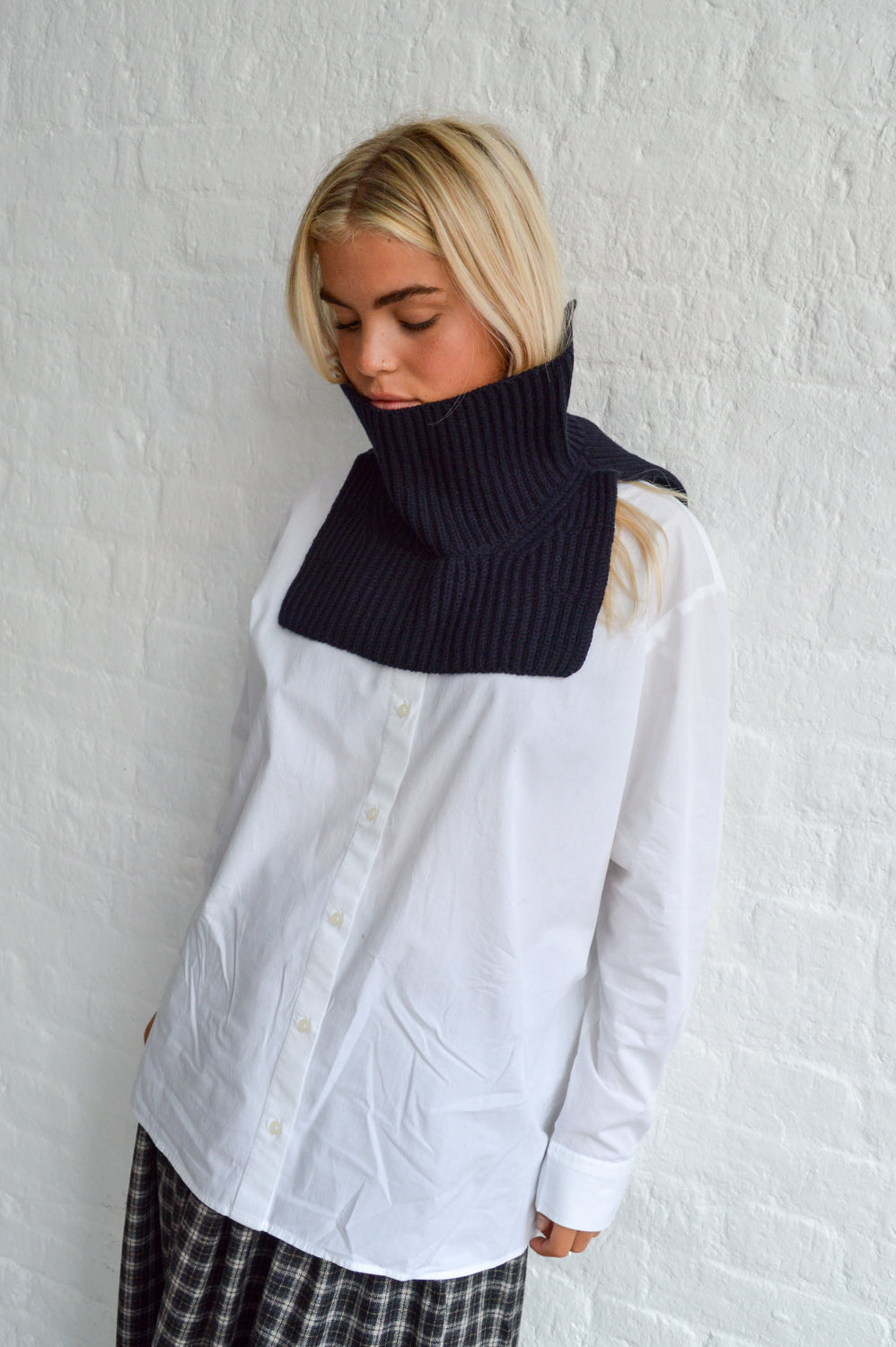 Basic Apparel Vilde White Loose Shirt - The Mercantile London