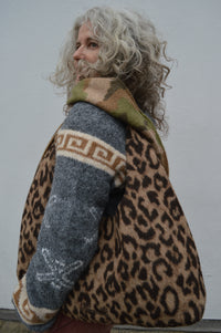 Object Galia Intarsia Knit Cardigan - The Mercantile London