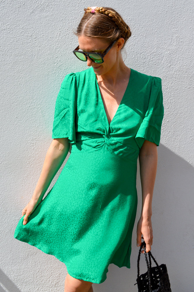 Suncoo Cyclo Green Dress - The Mercantile London