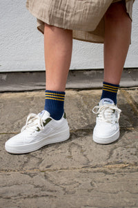 MoEa Gen1 Cactus White and Green Trainers - The Mercantile London