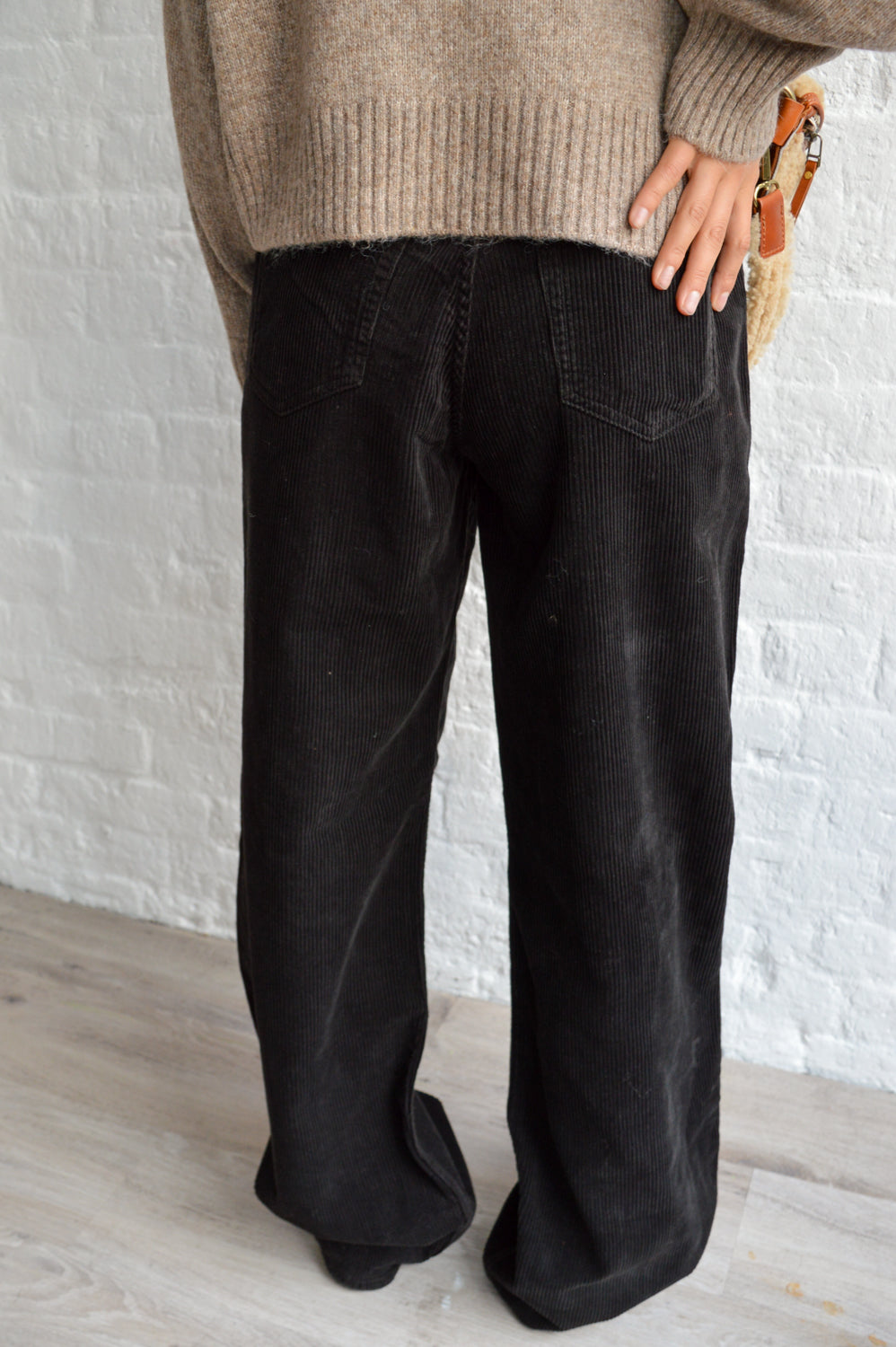 Dr Denim Donna Black Cord Jeans - The Mercantile London