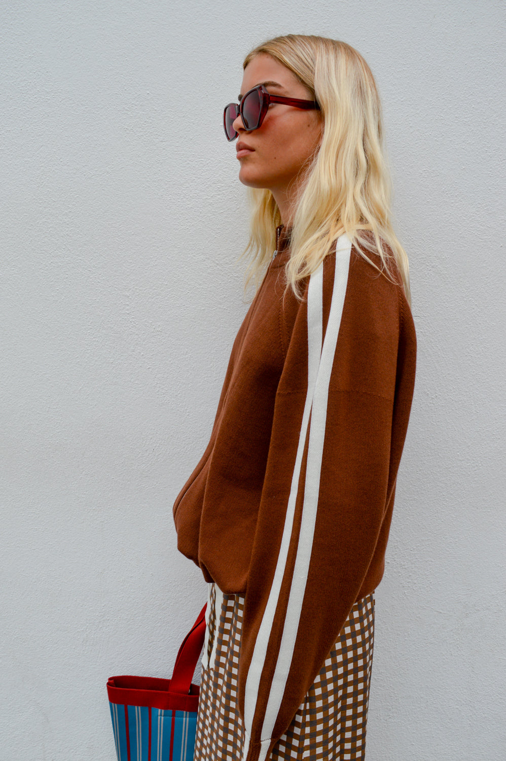 Bellerose Angik Coffee Zip Up Cardigan - The Mercantile London