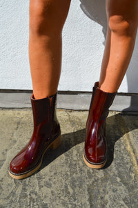 Petite Mendigote Clara Penny Brown Ankle Boots - The Mercantile London