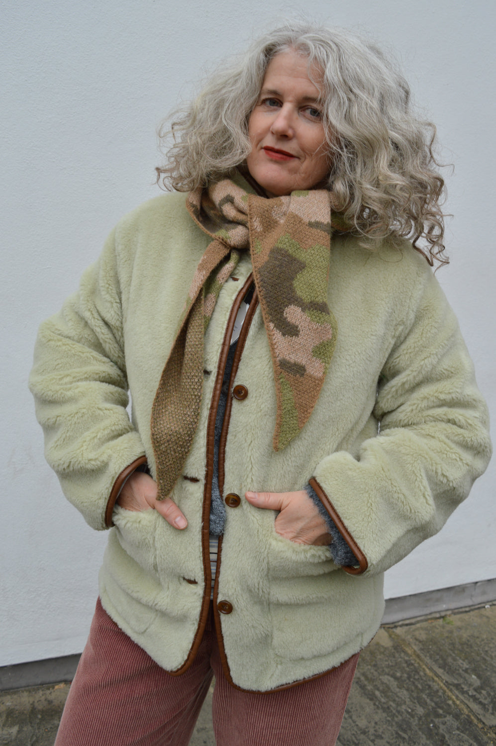 Molliolli Bailey Green Haze Reversible Padded Jacket - The Mercantile London