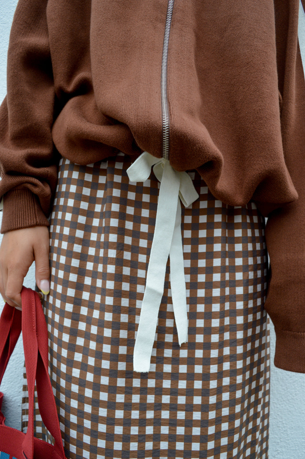 Bellerose Angik Coffee Zip Up Cardigan - The Mercantile London