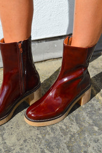 Petite Mendigote Clara Penny Brown Ankle Boots - The Mercantile London