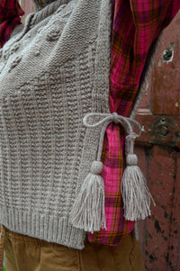 Louise Misha Knitted Song Ficelle Poncho - The Mercantile London