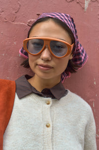 AFA Collective Bold Aviator Orange Sunglasses