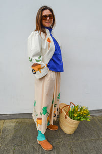 Stella Nova Elements Patchwork Cream Jacket - The Mercantile London