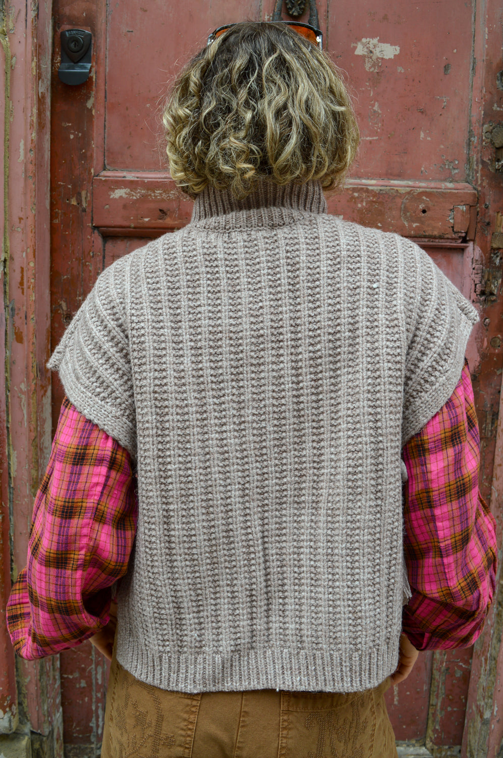 Louise Misha Knitted Song Ficelle Poncho - The Mercantile London