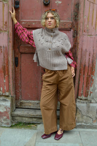 Louise Misha Knitted Song Ficelle Poncho - The Mercantile London