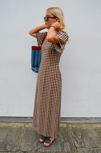 Baum Und Pferdgarten Adelene Hot Fudge Check Dress - The Mercantile London