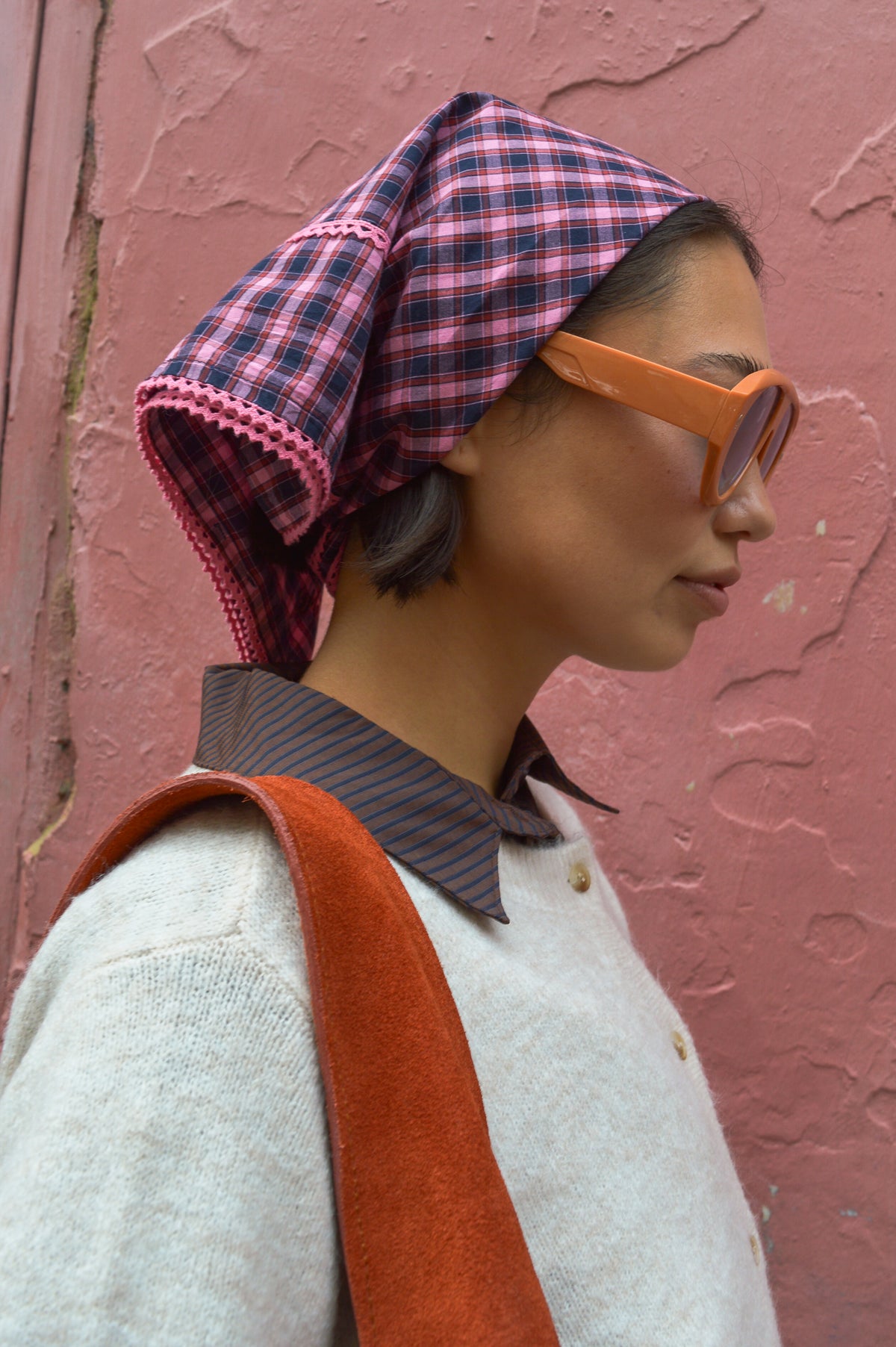 AFA Collective Bold Aviator Orange Sunglasses