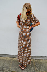 Baum Und Pferdgarten Adelene Hot Fudge Check Dress - The Mercantile London
