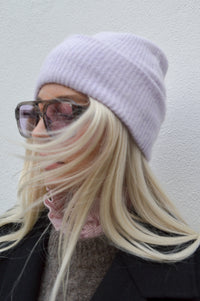 Samsoe & Samsoe Nor Orchid Petal Hat - The Mercantile London