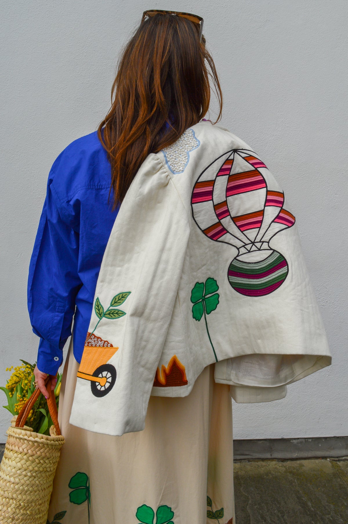 Stella Nova Elements Patchwork Cream Jacket - The Mercantile London