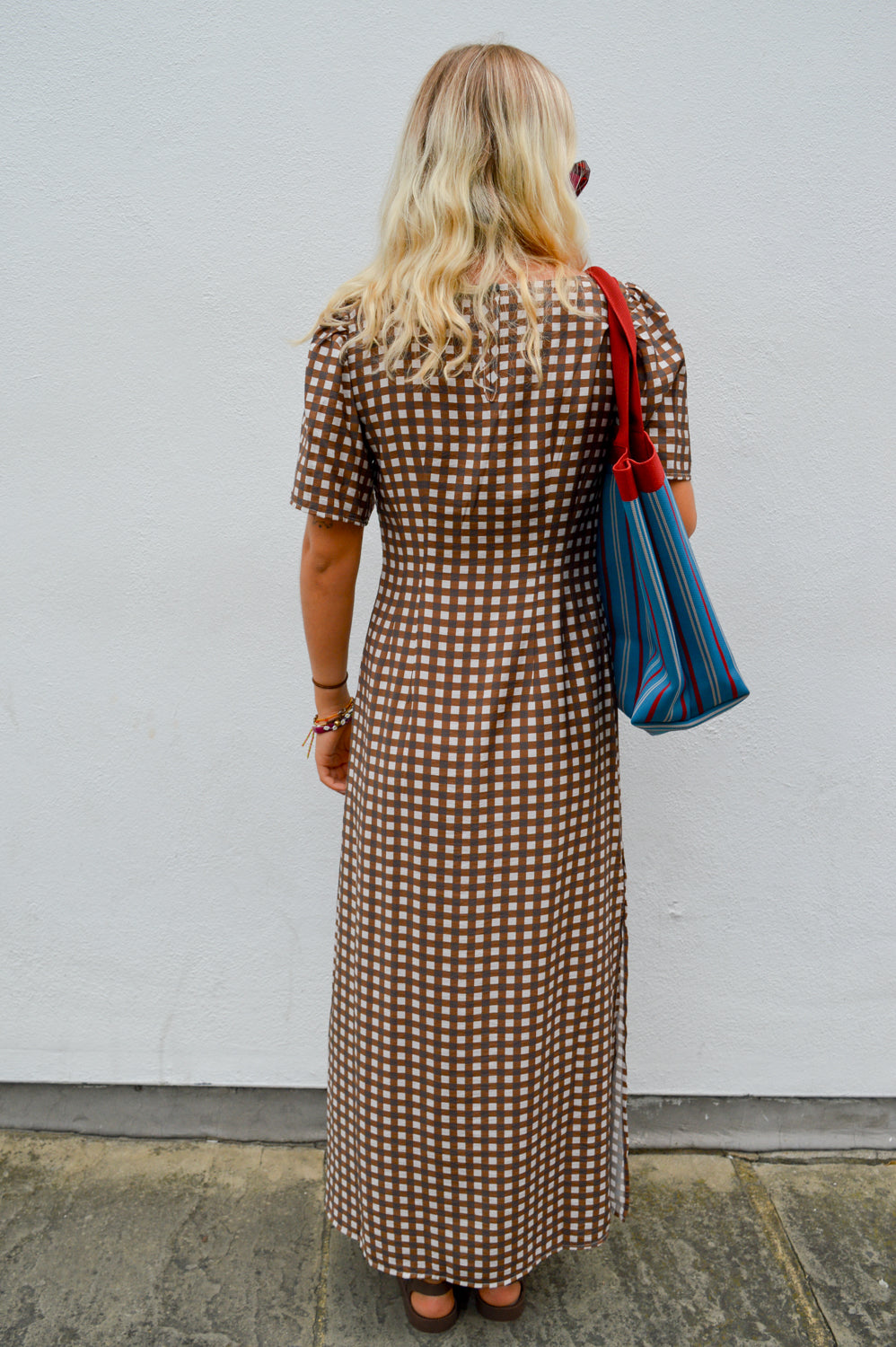 Baum Und Pferdgarten Adelene Hot Fudge Check Dress - The Mercantile London