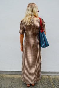 Baum Und Pferdgarten Adelene Hot Fudge Check Dress - The Mercantile London