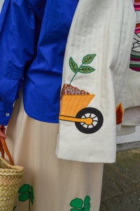 Stella Nova Elements Patchwork Cream Jacket - The Mercantile London