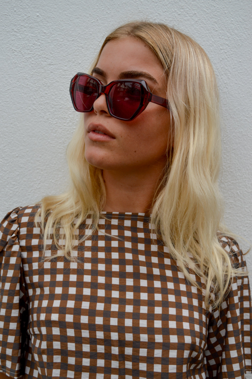 Baum Und Pferdgarten Adelene Hot Fudge Check Dress - The Mercantile London