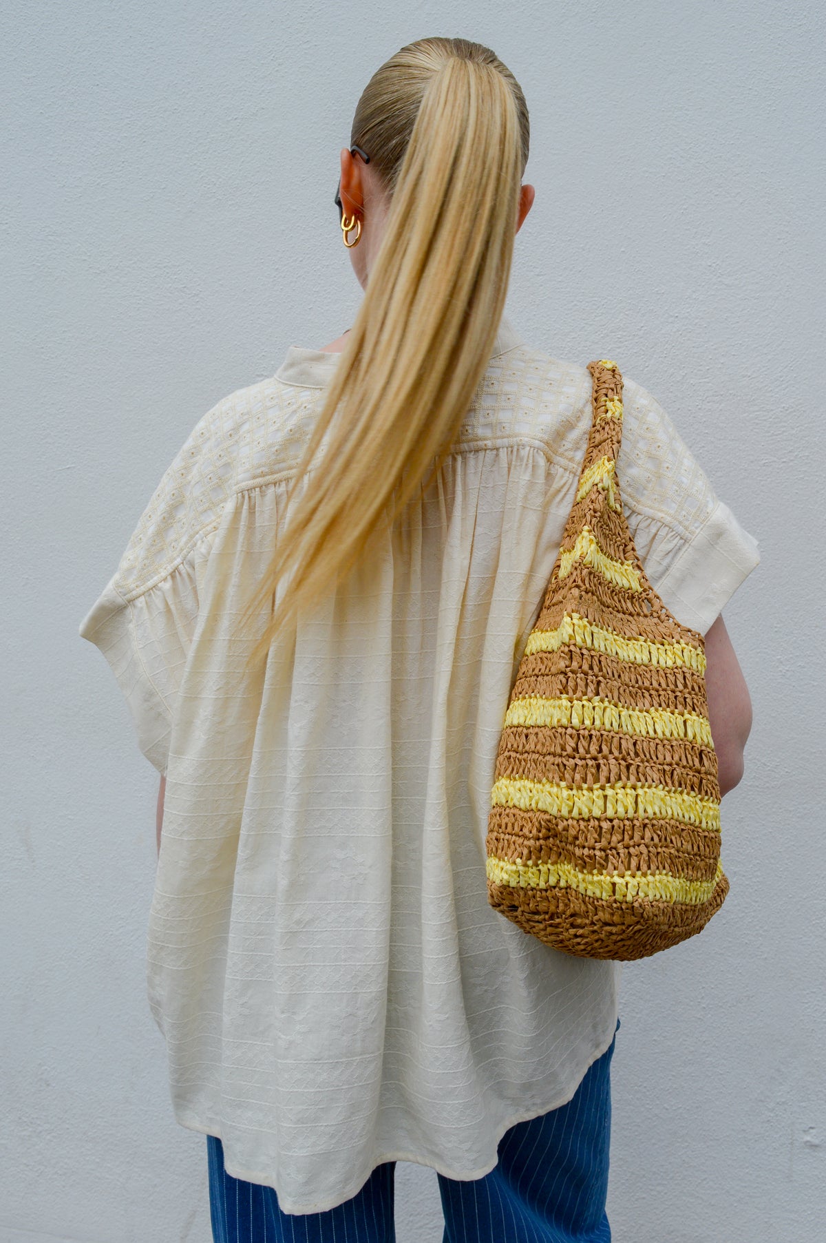 FRNCH Lalla Cream Blouse - The Mercantile London