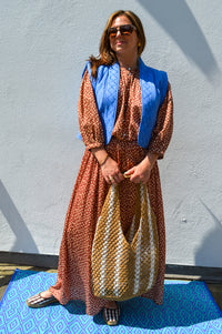 By-Bar Isla Sapphire Blue Athia Gilet - The Mercantile London