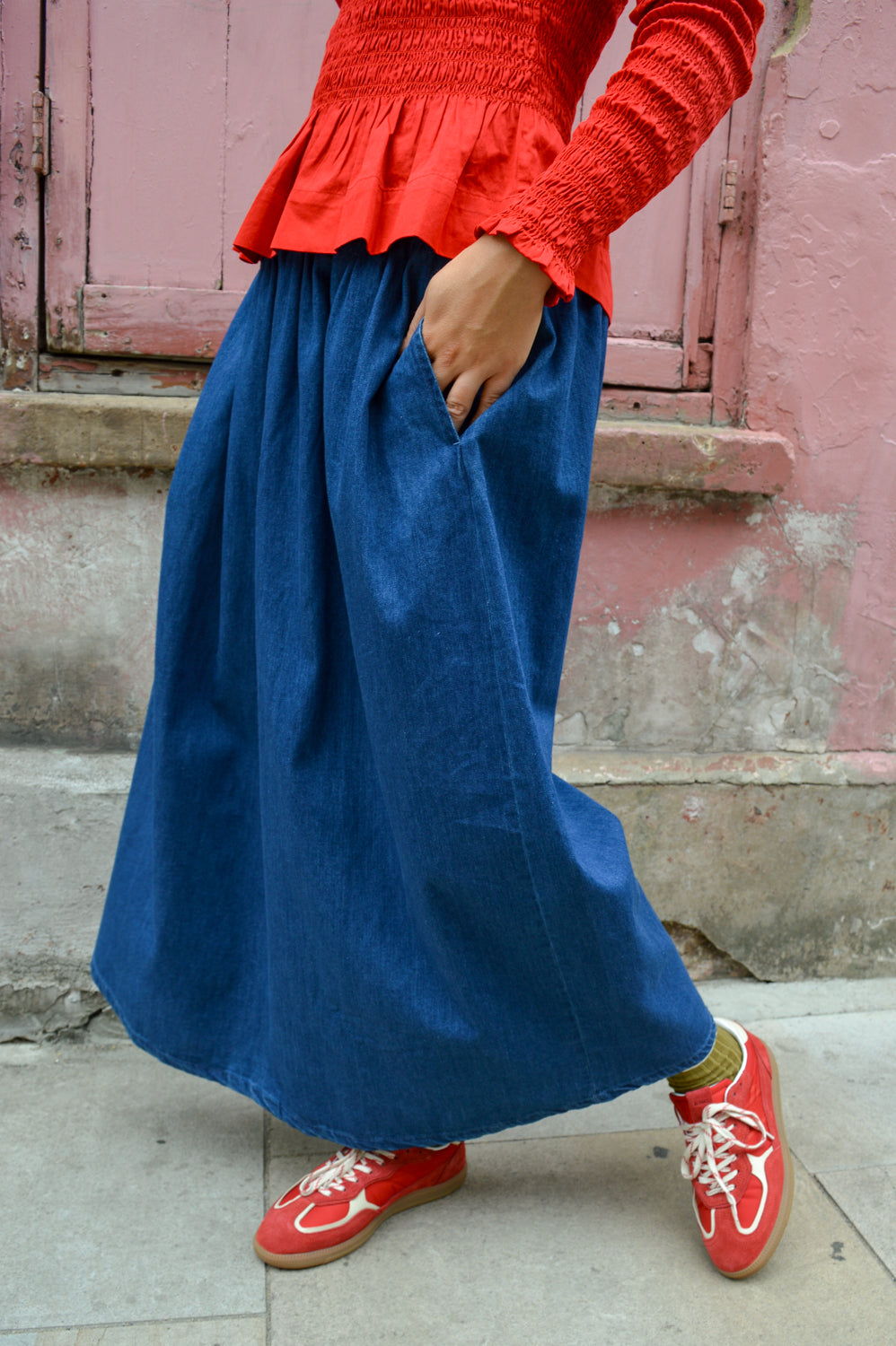 Frau Helsinki Denim Skirt - The Mercantile London