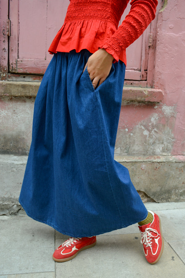 Frau Helsinki Denim Skirt - The Mercantile London
