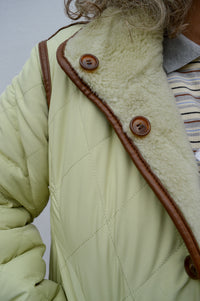Molliolli Bailey Green Haze Reversible Padded Jacket - The Mercantile London