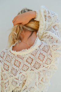 Grace & Mila Anita Ivory Lace Blouse