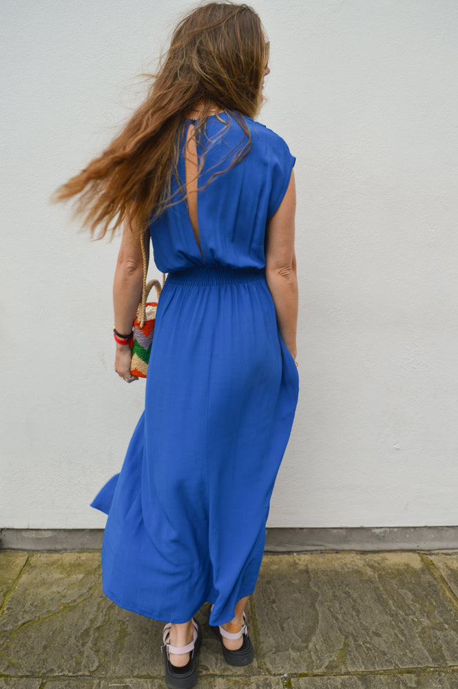 Louizon Yacinthe Cobalt Dress - The Mercantile London