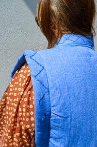 By-Bar Isla Sapphire Blue Athia Gilet - The Mercantile London