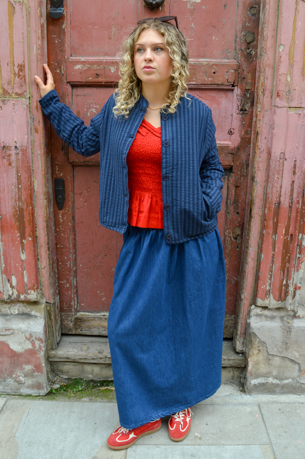 Frau Helsinki Denim Skirt - The Mercantile London