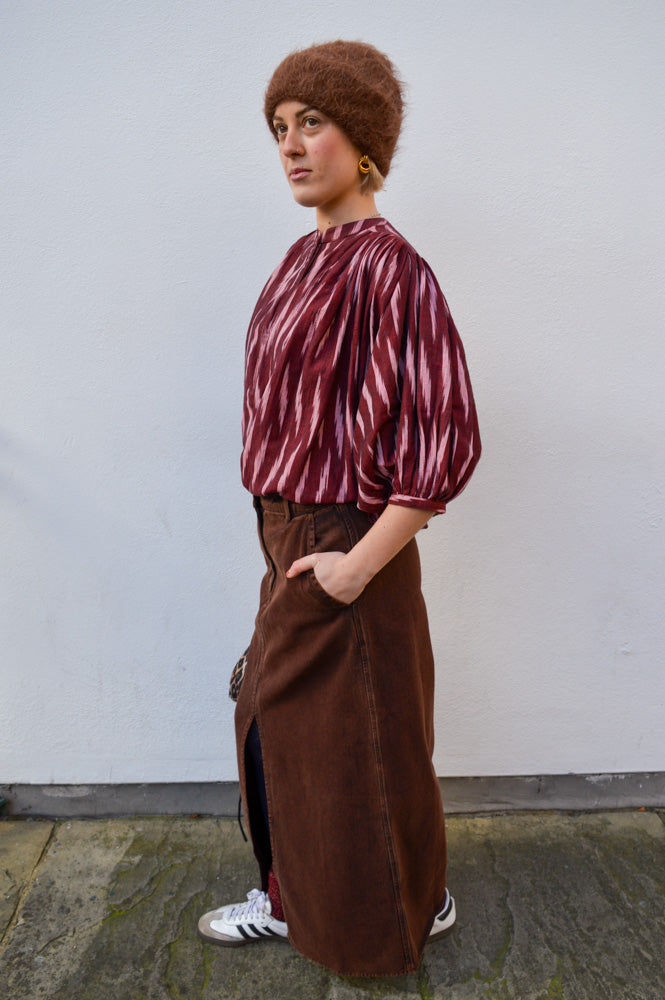 Nué Notes Larissa Coffee Bean Skirt - The Mercantile London