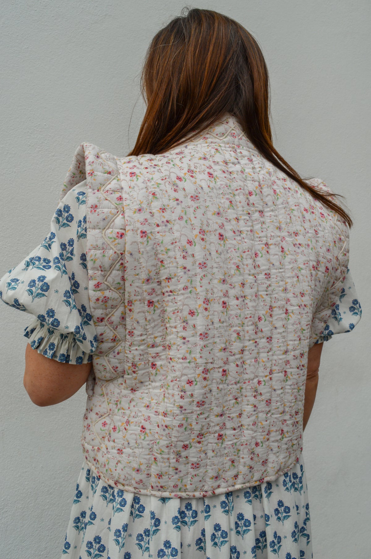 By-Bar Isla Little Flower Gilet - The Mercantile London