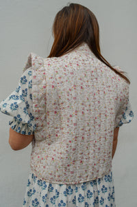 By-Bar Isla Little Flower Gilet - The Mercantile London