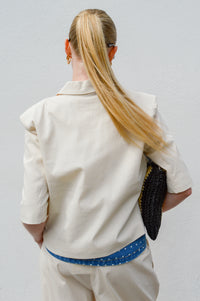 ICHI Wallis Birch Blazer - The Mercantile London