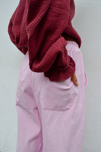 The New Society Olivia Plum Blouse - The Mercantile London