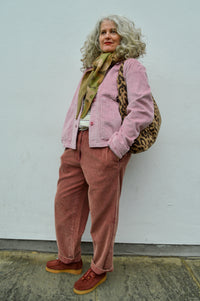 Charlie Joe Siloe Wine Stone Wash Corduroy Trousers - The Mercantile London