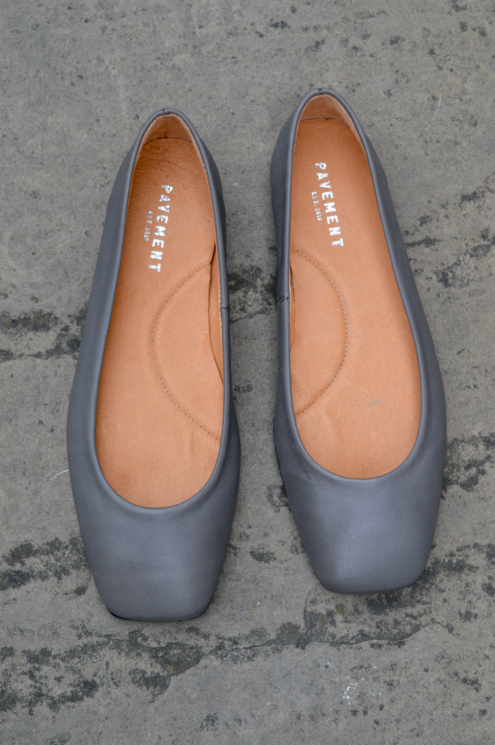 Pavement Katie Grey Ballet Pumps - The Mercantile London