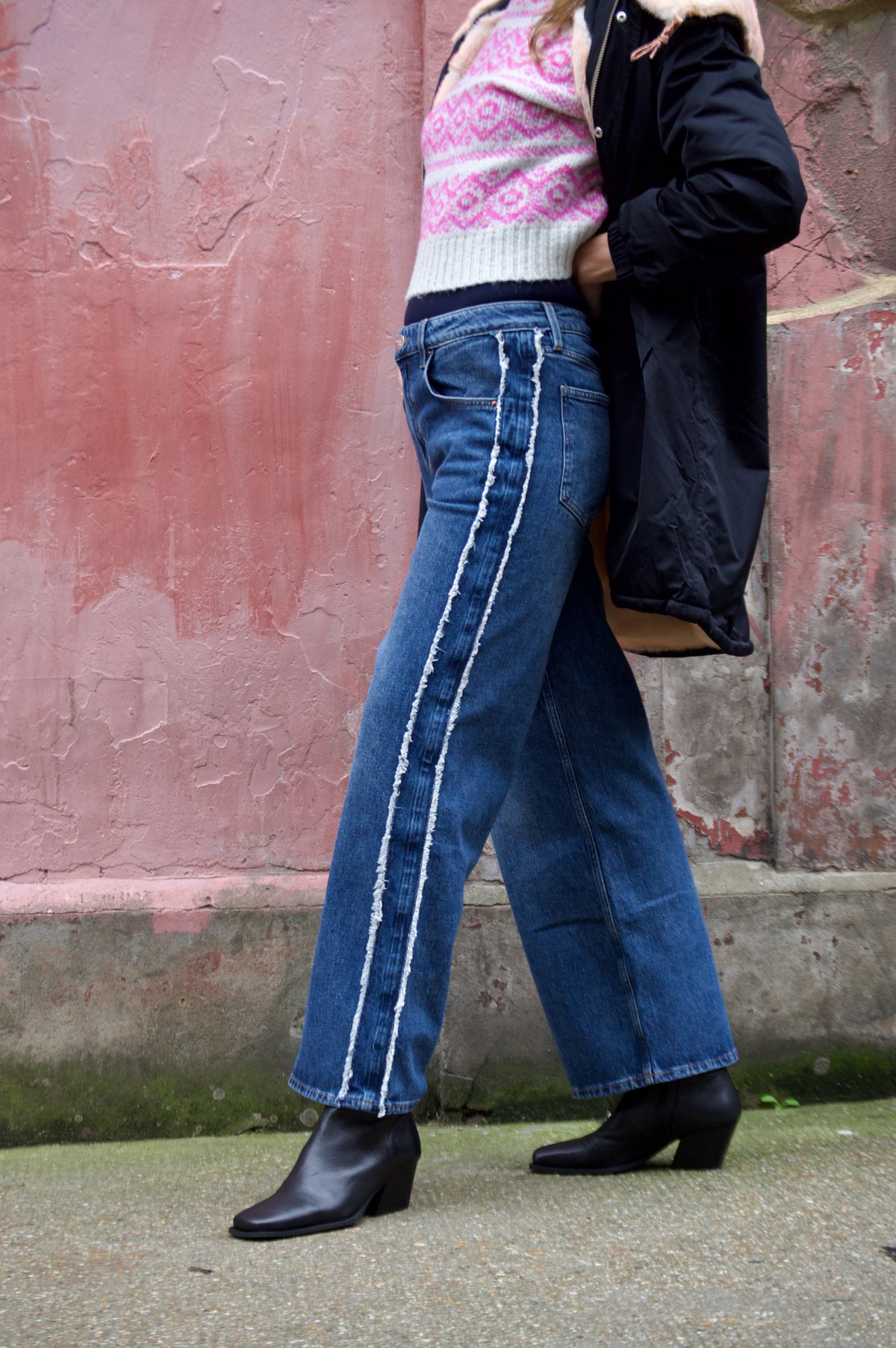 Seventy + Mochi Gracie Side Stripe Americana Jeans - The Mercantile London