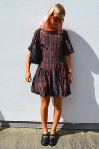 Baum Und Pferdgarten Astrid Red Check Dress - The Mercantile London