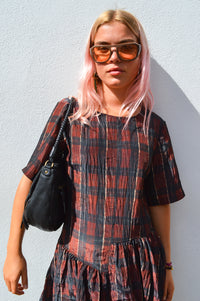 Baum Und Pferdgarten Astrid Red Check Dress - The Mercantile London