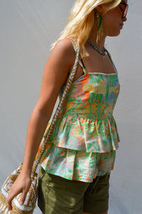 Helmstedt Ellie Under The Sea Tiered Top - The Mercantile London