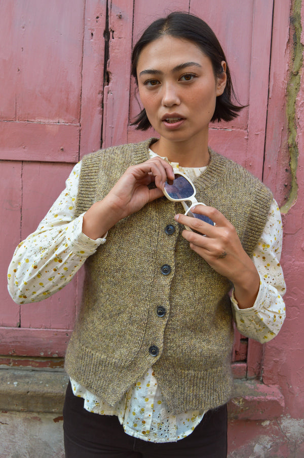 Maison Anje Bokka Gold Vest