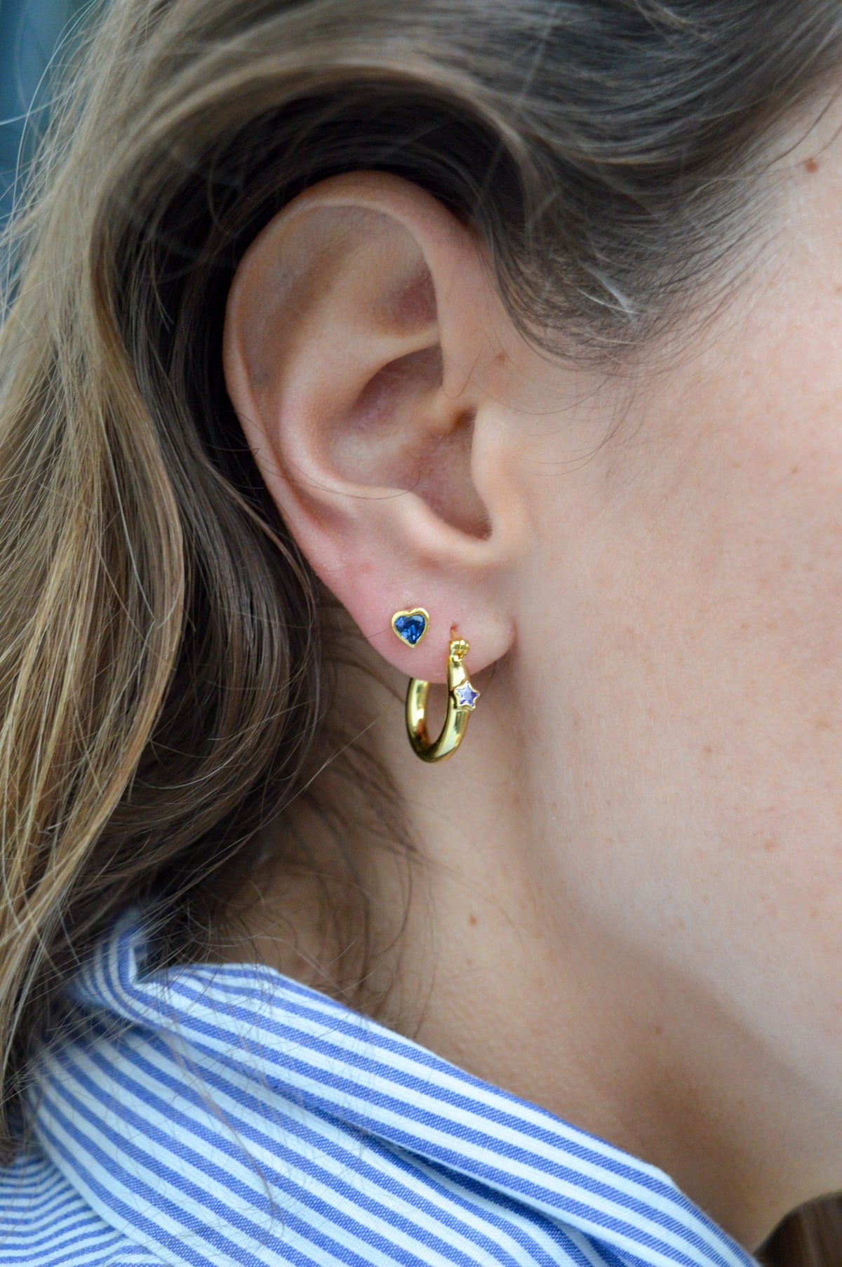 Anna + Nina Single Platonic Love Stud - The Mercantile London